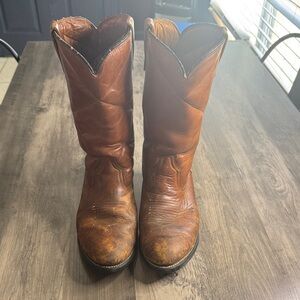 Men's Brown Leather Lined Boots